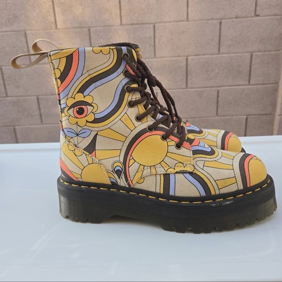 Dr. Martens Jadon Boot Retro Canvas - Picture 2 of 15